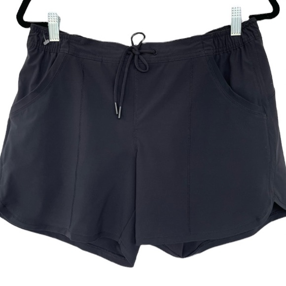 Lands' End Pants - Land’s End Sport Black Elastic Tie Waist Shorts